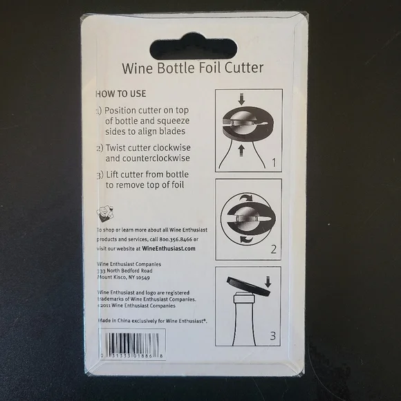 NWT Wine Enthusiast Wine Bottle Foil Cutter 🍷 - Picture 2 of 2
